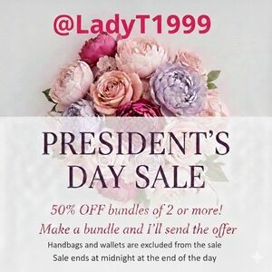💜💖HUGE PRESIDENTS DAY SALE💖💜